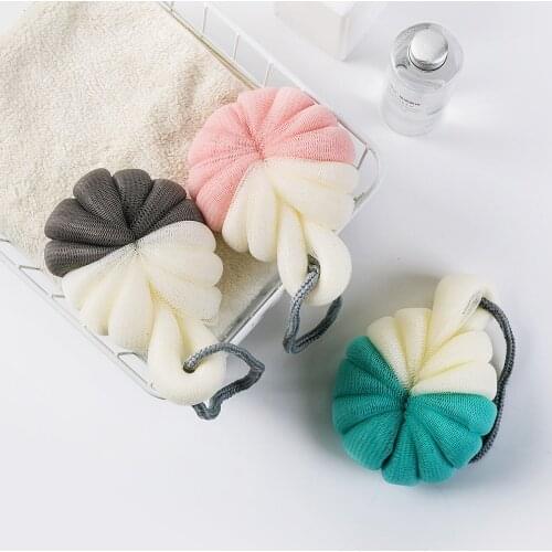 1pc Bath Sponge Body Scrubber Bath Ball Loofah Massage Body Exfoliating Bath Flower Shower Sponge Bathroom Accessories