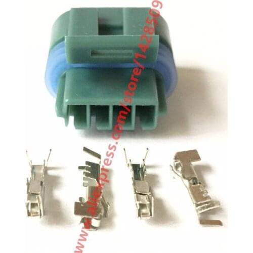 10 Sets 4 Pin Delphi Female Waterproof Automotive Wire Harness Connector 12162833 12162834 Mass Air Flow Sensor