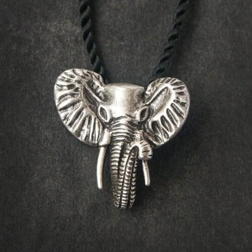 10PCS Lucky Elephant Pendant Necklace Women Jewelry Natural Classic Jewelry Accessories