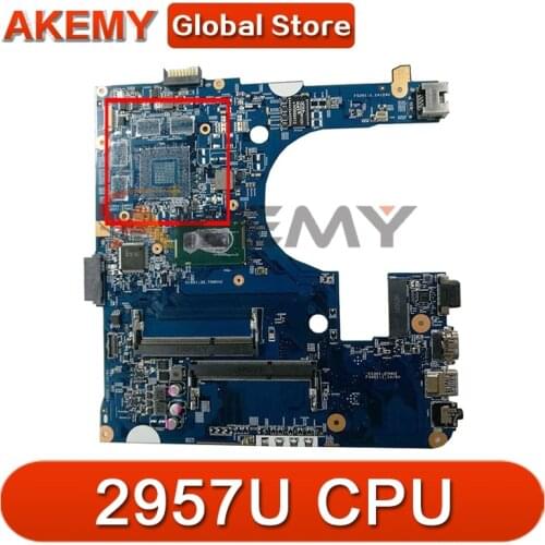 Akemy Laptop motherboard For ACER Aspire E1-472 Celeron 2957U/2955U Mainboard 12243-3 DDR3