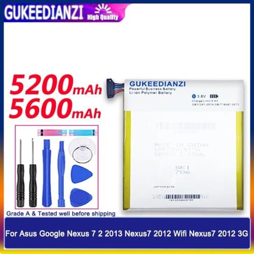 C11P1303 Battery For Asus Google Nexus 7 ii 2 2013 Nexus7 2012 Wifi Nexus7 2012 3G Battery C11P1303 ME571 ME57K ME57KL K008