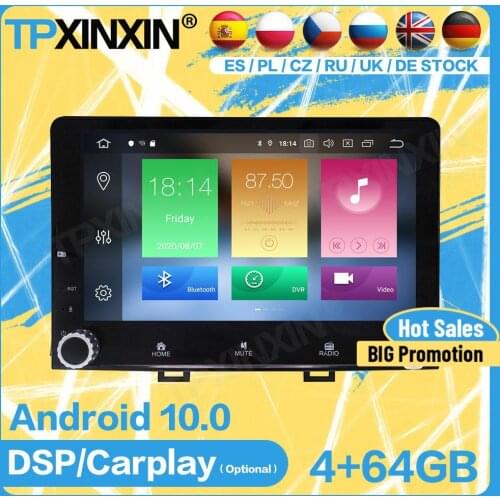 Car Radio controlled Stereo Wireless Receiver Bluetooth Android For KIA RIO 2017 2018 GPS Player Navigation Auto Audio Head Unit