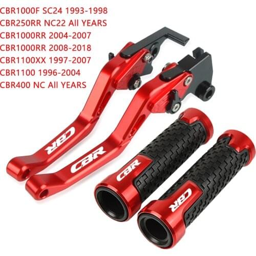 CBR Motorcycle CNC Brake Clutch Levers Motorbike Handle bar grips For HONDA CBR1000RR CBR1100XX CBR1000F CBR400 CBR1100 CBR250RR
