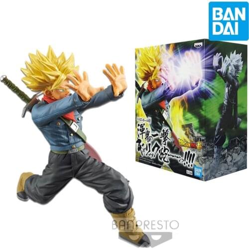 Bandai Dragon Ball Anime Figure Super Saiyan Torankusu Fighting Genuine Model Collection Decoration Peripheral Children Toys