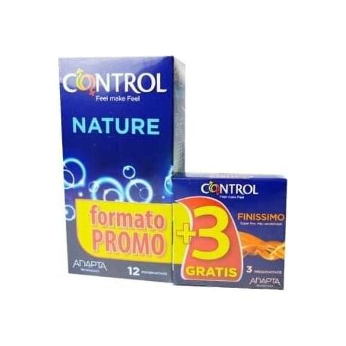 CONTROL NATURE 12 UNID+3 FINIFFIMO ORIGINAL GRATIS