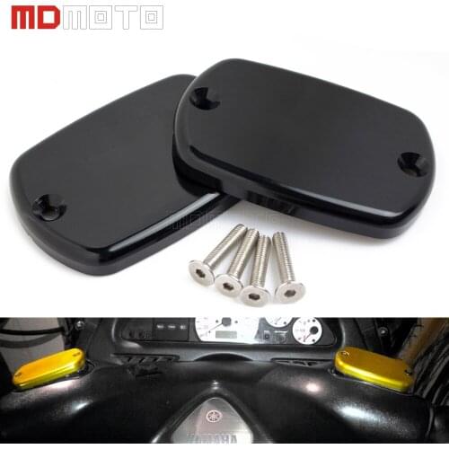 CNC bike motorcycle Brake Fluid Reservoir Tank Cap Cover For Yamaha t max Tmax 500 2008-2011 t-max 530 DX SX 2012-2018 Aluminum