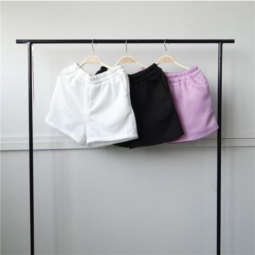 Summer White Sports Shorts Women New Cycling Running Fitness High Waist Push Up Side Pocket Biker Shorts Bicycles For Women 2021