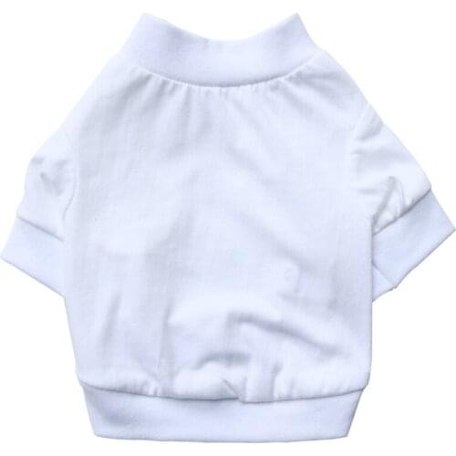 Summer Dog T-shirt Pure Cotton Dog Clothes for French Bulldog Soft Breathable Pet Costume 2021 Fashion