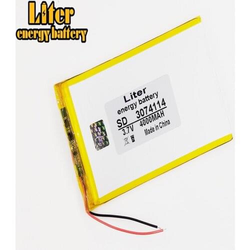 3074114 3075115 3.7 V Lithium Polymer Battery 4000 Mah Ultra-thin High-capacity Diy Tablet