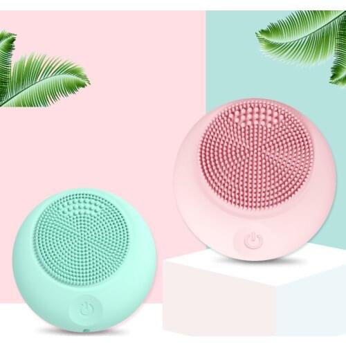 Mini Facial Cleansing Device Brush 8000 Strokes Power Continue For 60 days IPX7 Water Proof Make-up Remover Face Dirt Cleanser