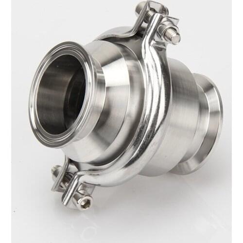 OD 25mm 32mm Sanitary Stainless Steel 304 Tri Clamp 50.5mm Vertical Check Valve