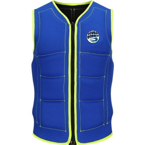Adult Floating Jacket Vest Neoprene Convenient Sea Fishing Life Vest Durable Sailing Kayak Rescue Swimming Canoeing Men Women