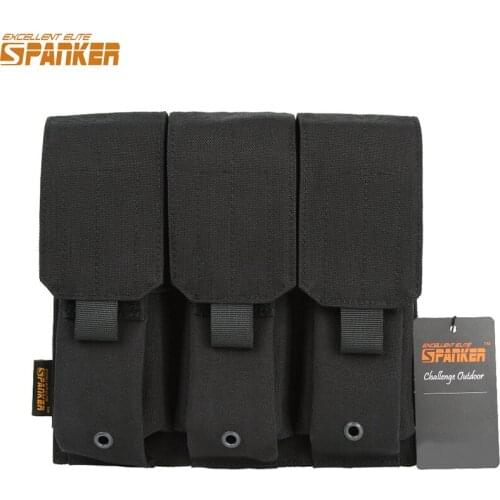 EXCELLENT ELITE SPANKER Tactical Triple M4 Magazine Mag Pouch Outdoor Hunting Ammo Clip Cartridge Bag Mulit-Tool Holder