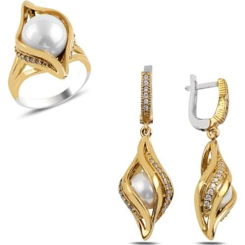 Silver 925 Sterling Zircon Cubic Zirconia Authentic Set