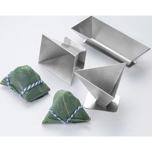 Stainless Steel Triangular Rice Ball Sushi Dumpling Mould DIY Tools Rice-pudding Baking Molds Kitchen Accessories Baking Tools