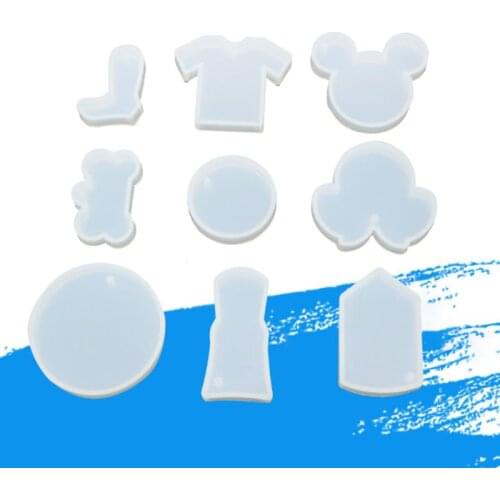 UV resin decorative handicraft mold DIY pendant key chain handicraft jewelry decoration making crystal epoxy resin mold