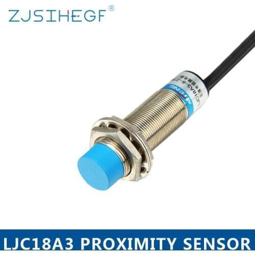ZJSIHEGF LJ18A3 Proximity Sensor Switch M18 2mm Induction Metal Inductive Switches BY/AY/EX/DX/DZ/EZ PNP/NPN NO for automation