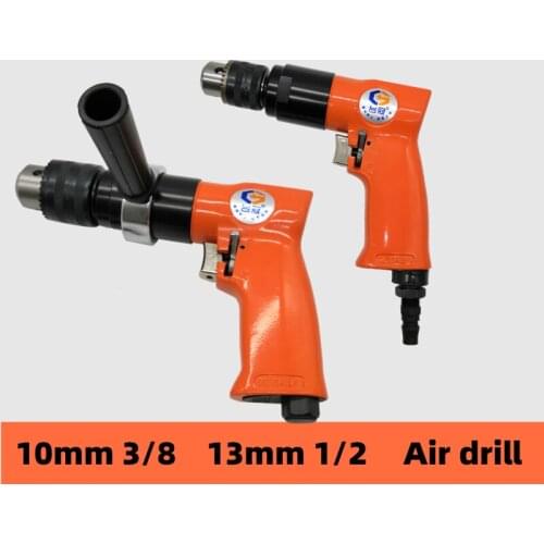 1800/800 rpm handheld 3/8 10mm,1/2 13mm pneumatic drill, pneumatic tapping machine, Can be used for wood and metal drilling