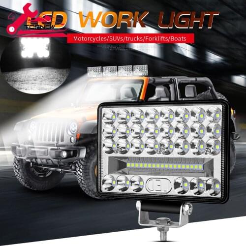 3/4/5/7 InchLED Light Bar Offroad Fog Light LED Pods with Spot Flood Beam Waterproof Led Work Lights for UTV ATV Jeep Truck