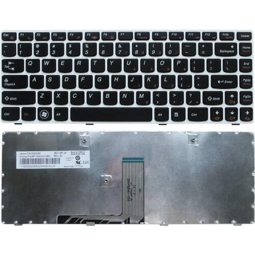 Laptop accessories US Keyboard For Lenovo G480 G485 Z380 Z480 Z485 G480A G485A Series laptop white color
