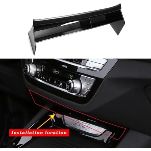 ABS Car Central Control Storage Box Phone Tray Holder For-BMW X3 X4 2018-2021 Auto Accessories