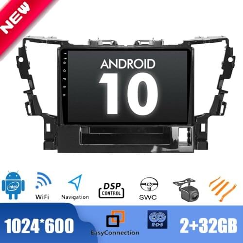 10.1" Android 10.0 Radio for Toyota alphard 2015~2018 Car Multimedia Player GPS Stereo DSP 2.5D IPS WIFI Bluetooth TPMS