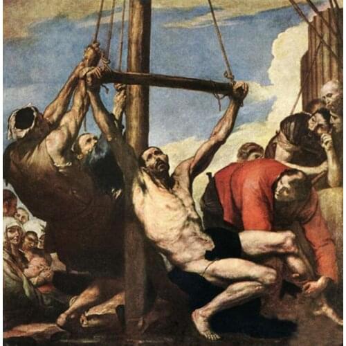 Large Oil Painting Art on Canvas for Home Decor Giovanni Battista Tiepolo Martyrdom of St Bartholomew Hand Painted High Quality