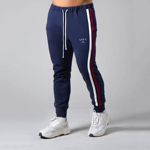 Men Casual Slim Fit Tracksuit Sports pants Skinny Joggers Gym Fitness Bodybuilding Training Sweatpants Male Trousers 3xl