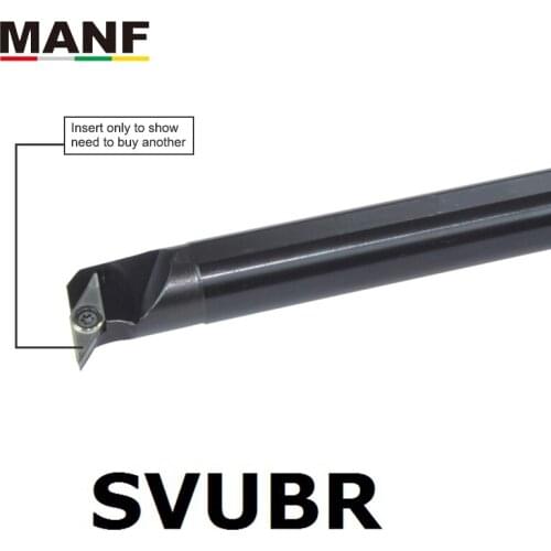 MANF turning tool holder 25mm S20R-SVUBR16 CNC Turning lathe tools Processing Cutter Bar Screw Type Internal Boring Tools