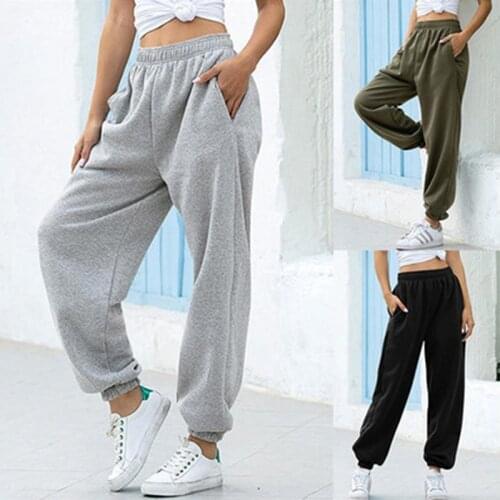 Harajuku Joggers Wide Leg SweatPants Women Trousers Plus Size High Waist Pants Streetwear Korean Casual Pant Femme Fall
