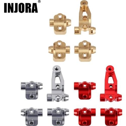INJORA Aluminum Brass Axle Mount Set Suspension Links Stand for RC Crawler Car Traxxas TRX-4 TRX-6 8227 Upgrade Parts