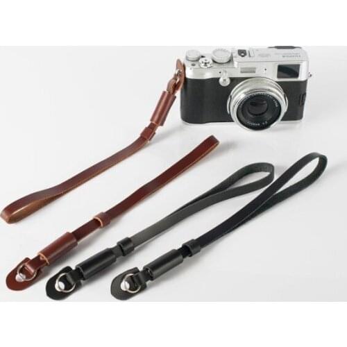 Leather Camera/mirrorless hand strap/grip Lanyard For canon g11 g12 leica M9 M6 olympus ep1 e-pl1/2 p3 fuji x100