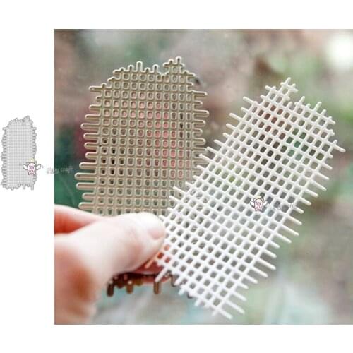 Mmao Crafts Metal Steel Cutting Dies New Grid background Stencil For DIY Scrapbooking Paper/photo Cards Embossing Dies