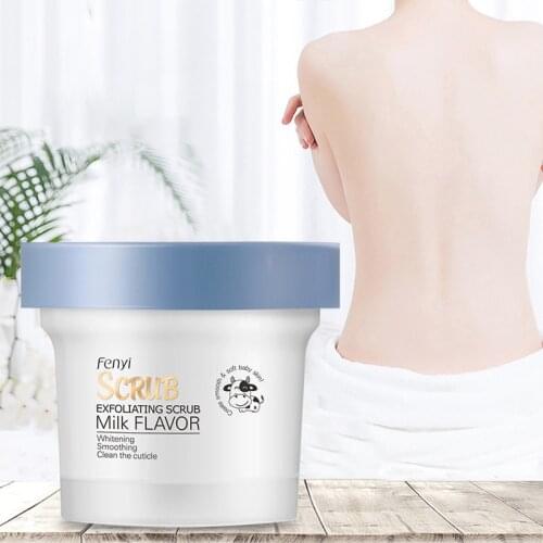 Milk Body Scrub Cream Face Scrub Deep Cleansing Skin Whitening Go Cutin Dead Skin Treatment Acne Moisturizing Body Care