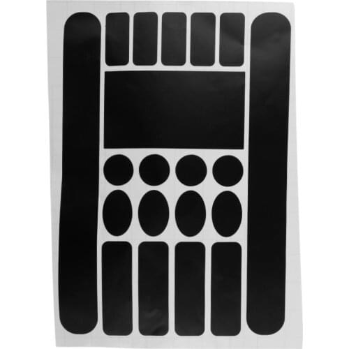 MTB Bike Reflection Sticker Anti Scratch Anti Rub Bicycle Frame Protector Scratch Resistant Film Stickers Bike Accessories Black