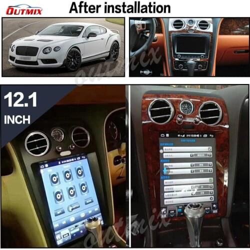 For Bentley Speeding Supersport Multimedia Player Vertical Screen Android 4+64GB Car Radio GPS Navigation Auto Stereo Head Unit