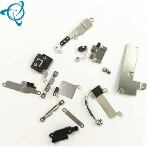 Shenyan Inner Accessories for iphone 5 5s 6 6 plus 7 7 plus 8 8 plus Small Metal Parts Holder Bracket Shield Plate Set