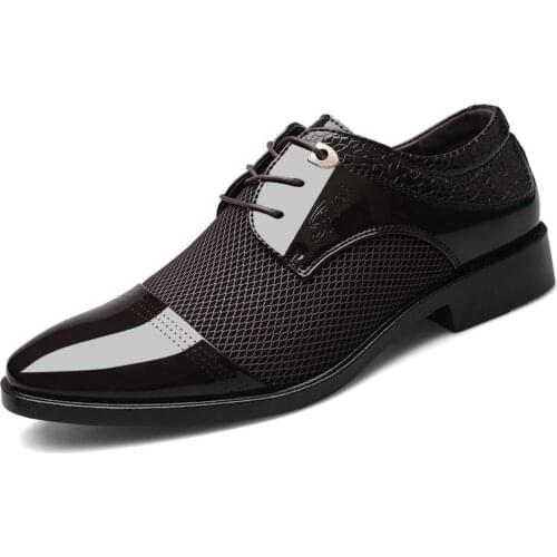 Мужские лакированные туфли SKNG China At AliExpress