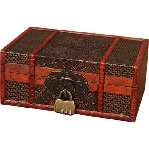 Solid Wood Jewelry Box Bangle Storage Box Storage Organizer Holder Container