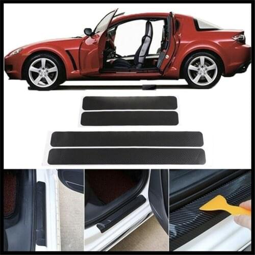 Universal Auto Accessories Threshold protection Stickers for Nissan BLUEBIRD X-Trail Qashqai Zaroot NV200 SUNNY TIIDA