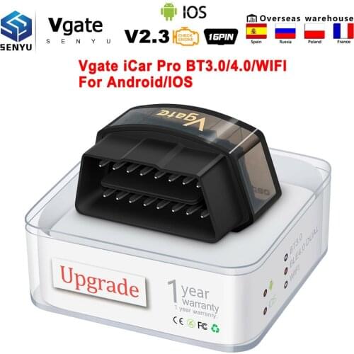 Vgate iCar Pro ELM327 V2.2 WIFI Scanner odb2 For IOS Bluetooth-Compatible OBD 2 OBD2 Car Auto Diagnostic Tool PK ELM 327 V 1 5