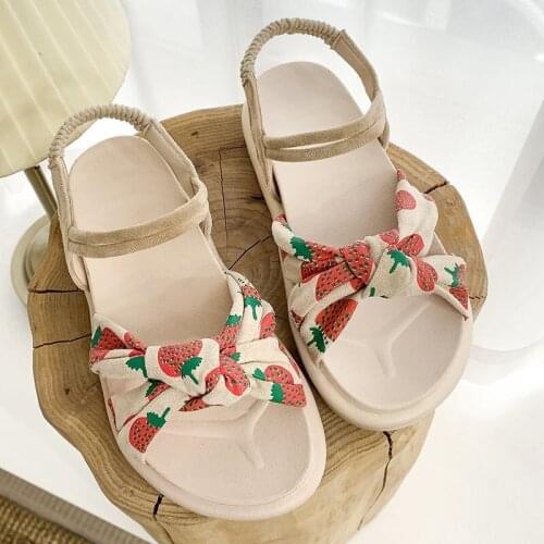 Shoes For Girls Ladies' Slippers Platform Butterfly-knot Low Slipers Women Luxury Slides Lady Summer Flat 2021 New Designer Soft