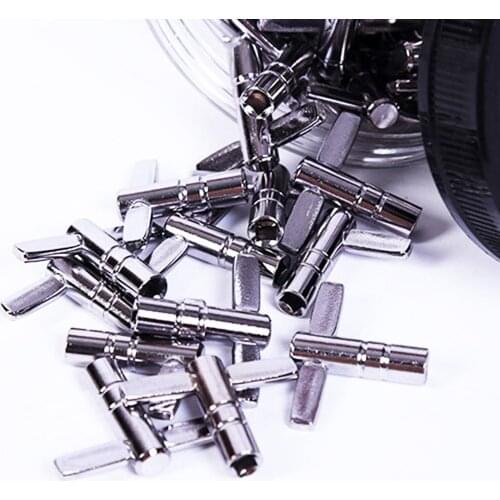 1PC Drum Tuning Key Adjustment Wrench Silver Metal Drum Key Tool Tuning Accessories Percussion N5M8