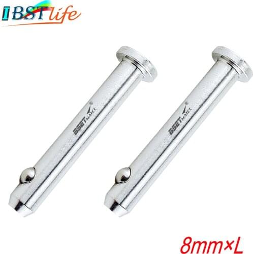 2X 8mm 316 Stainless Steel Dowel Pin Flat Head Cylindrical Pin Positioning Pins Quick Release Ball Pin Retainer Farm Lawn Garden
