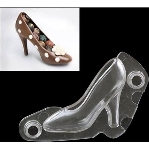 3D Wedding Shape Polycarbonate chocolate Molds With magnet Baking Chocolate Mould Candy Cake Decorating Pastry Tool