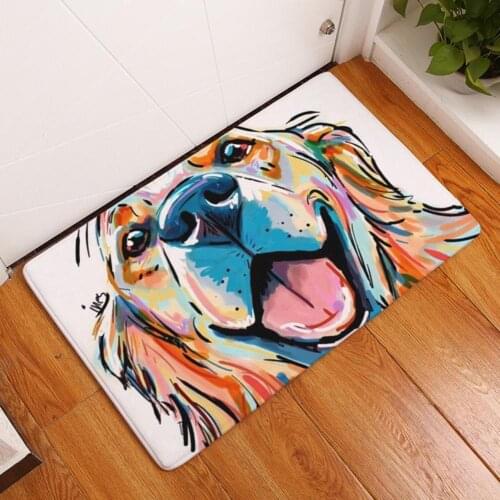 40%HOTLovely Pet Dog Hallway Door Mat Entrance Floor Rug Anti-slip Bathroom Carpet
