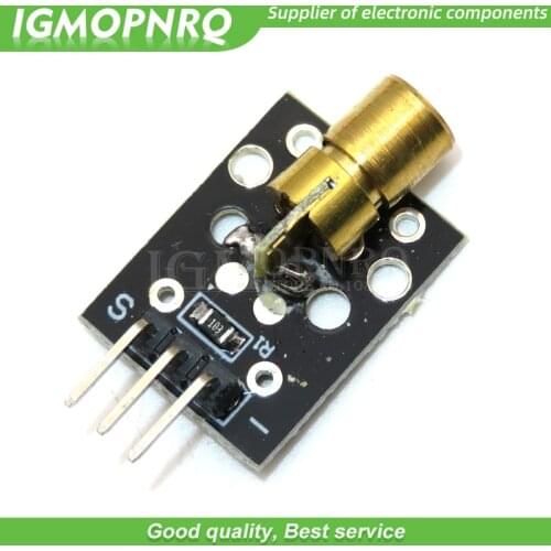 5PCS 3pin 650nm Red Laser Transmitter Dot Diode Copper Head Module KY-008 for DIY Kit IGMOPNRQ