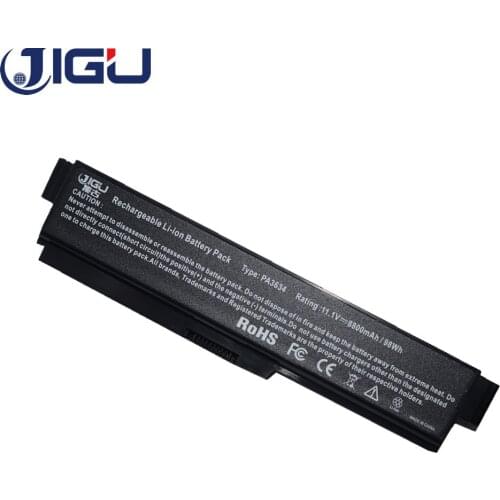 JIGU Battery PA3635U-1BRM PA3636U-1BAL For Toshiba for Portege T130 T131 For Satellite A660 A660D A665 A665D C645D C650 C650D