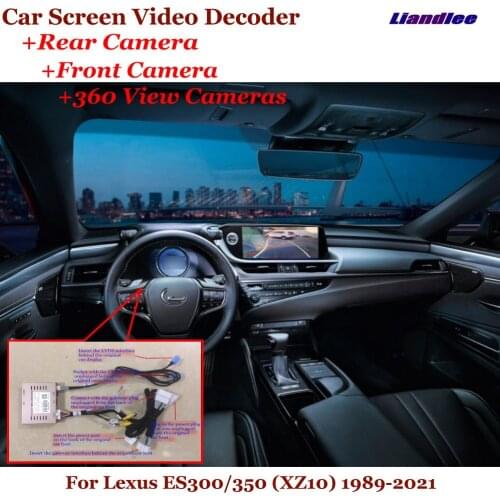 Car DVR Rearview Front Camera Reverse Image Decoder For Lexus ES300/350 (XZ10) 1989-2021 Original Screen Upgrade