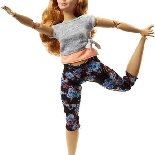 Barbie®Made to Move™ Doll – Original with Blonde Hair Toys for Kids